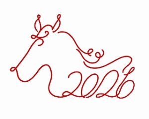 年賀状 2026 モダン